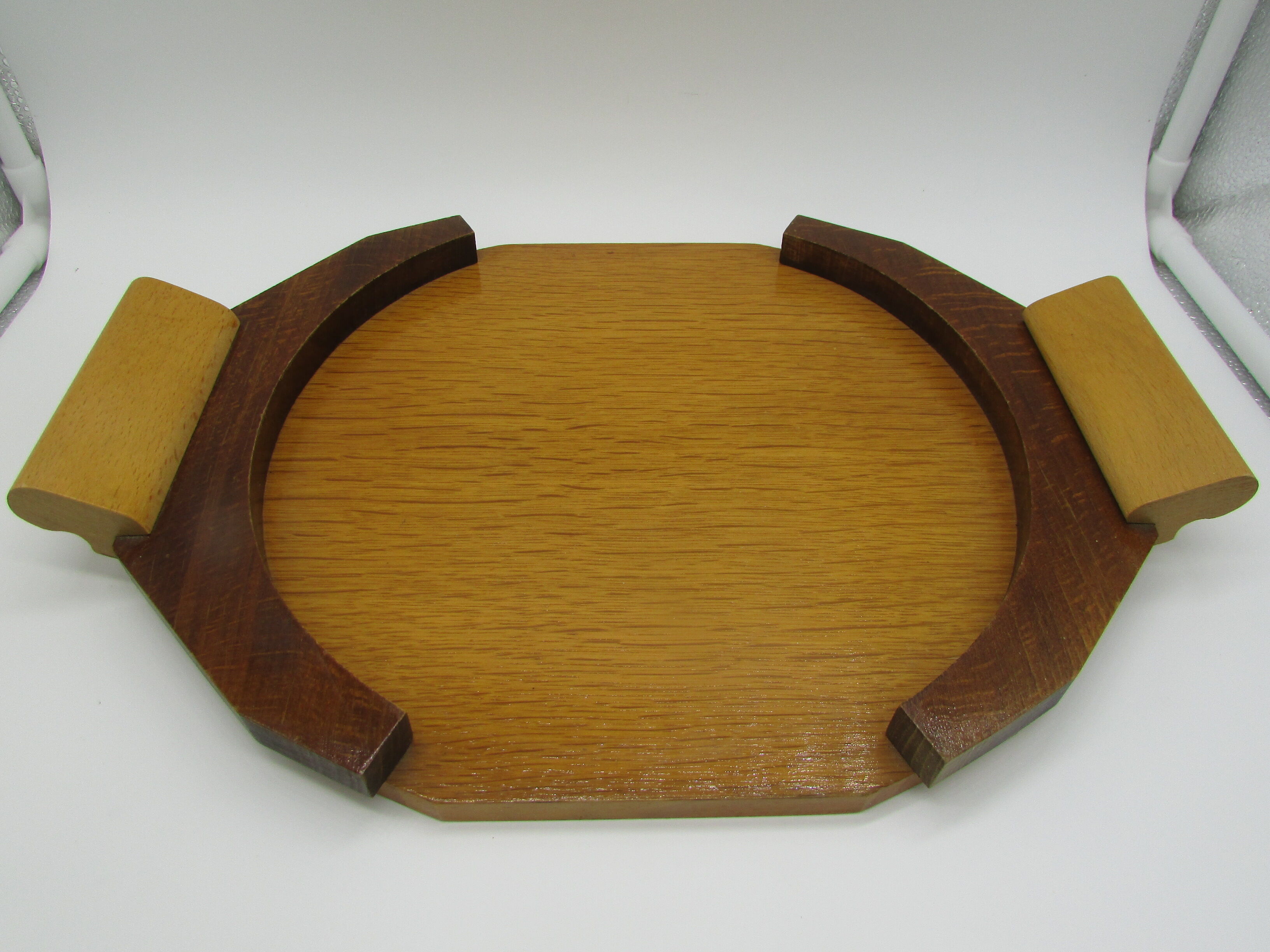 Serving tray 5 glass compartments