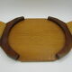 Serving tray 5 glass compartments