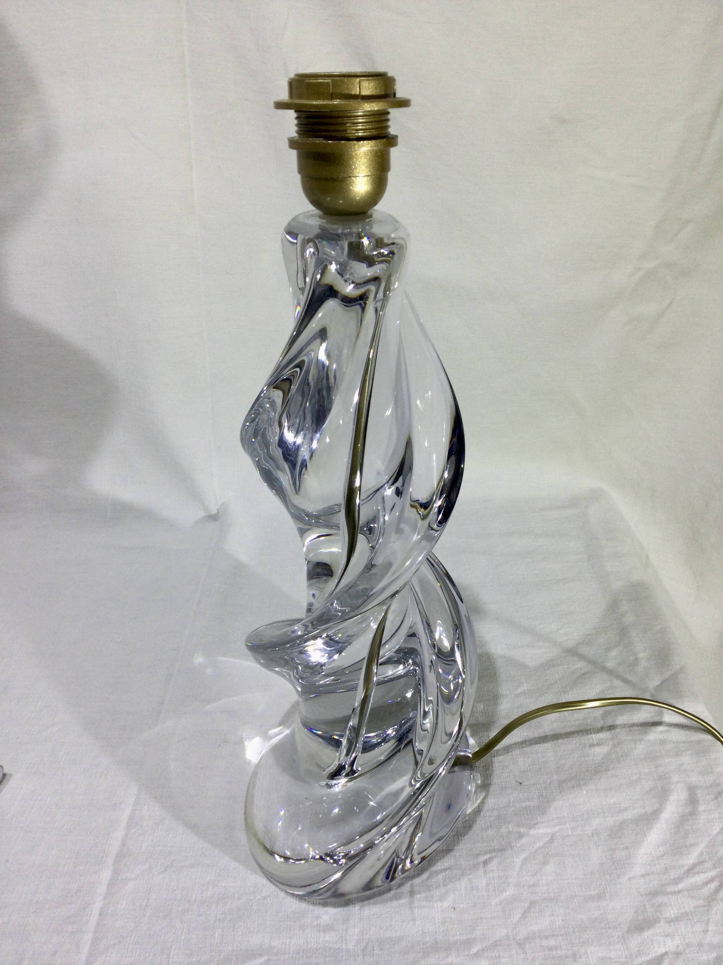 Sèvres crystal lamp base