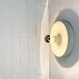 Space Age wall lamp by Staff Leuchten in aluminum, Flush Light, 1960-70