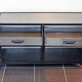 Industrial metal sideboard