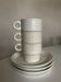 Set of 3 Prisunic design mugs from the 1970s, Gien earthenware.