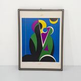 Lithograph “Natività” by Corrado Cicognani, 1970