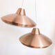 Scandinavian copper pendant lamp