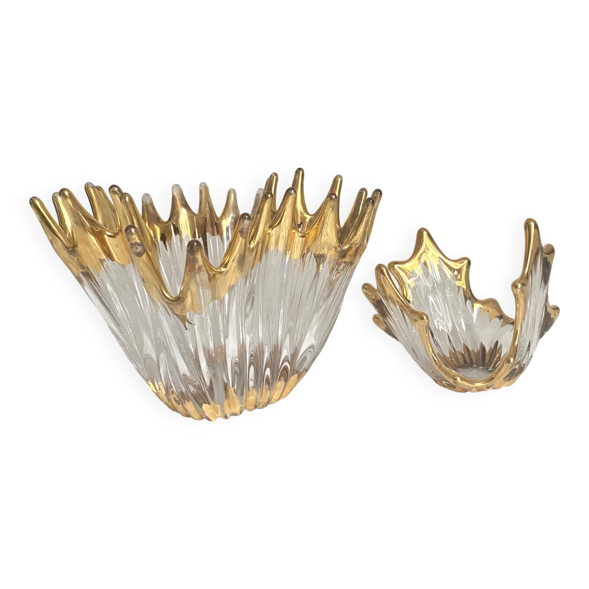 Bayel crystal cups from the 50s and 60s