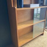 Scandinavian honey glazed bookcase