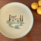 Large round dish signed lou sietoun