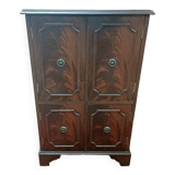 English style sideboard in mahogany veneer with liftable top