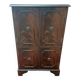 Buffet style anglais en placage acajou avec plateau levable