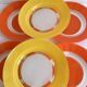Coloured Duralex plates