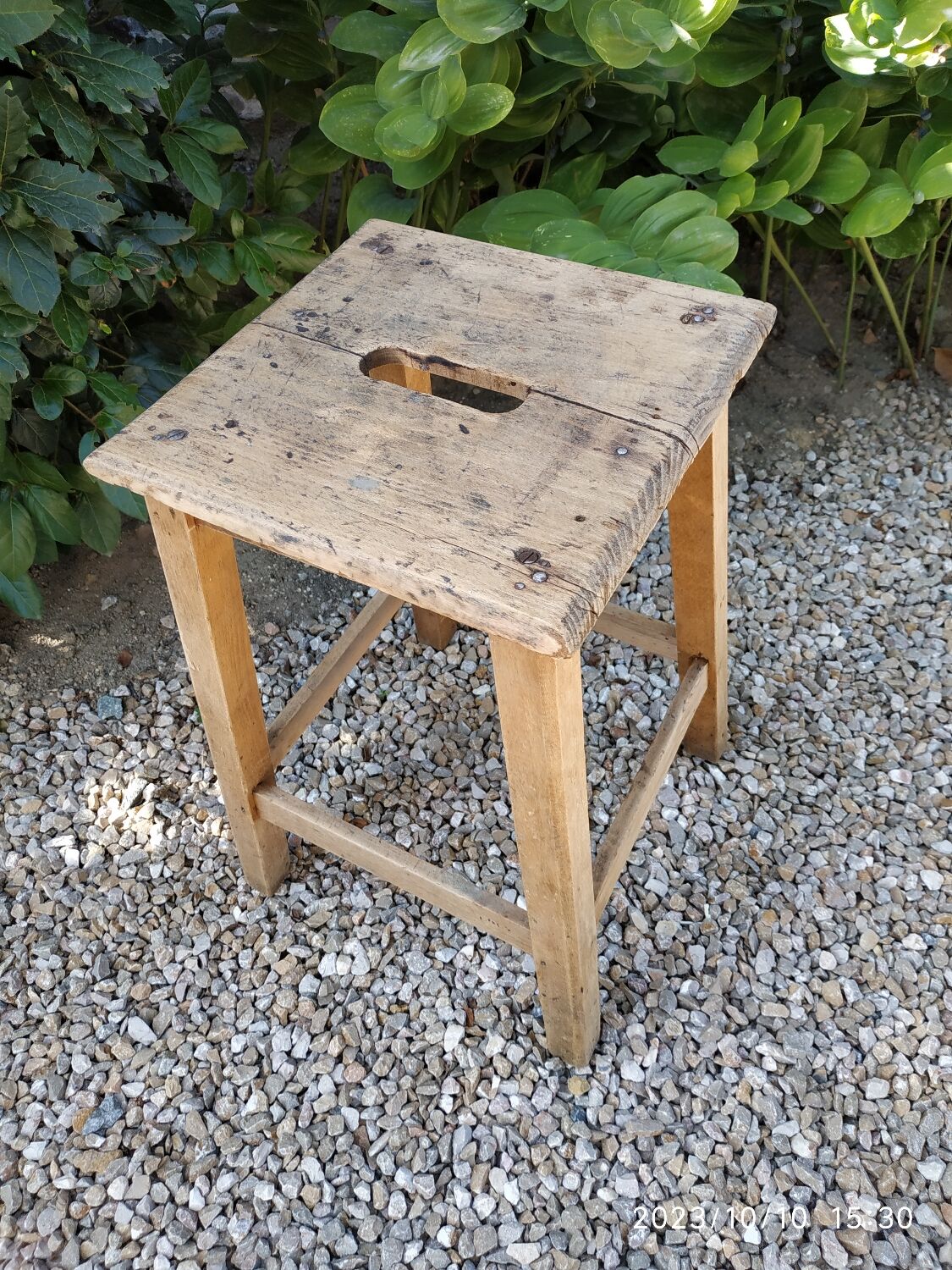 Wooden stool