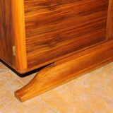 Art Deco period chest of drawers in walnut around 1930