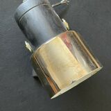 Wall lamp Metal Gold And Black - Blackened Wood