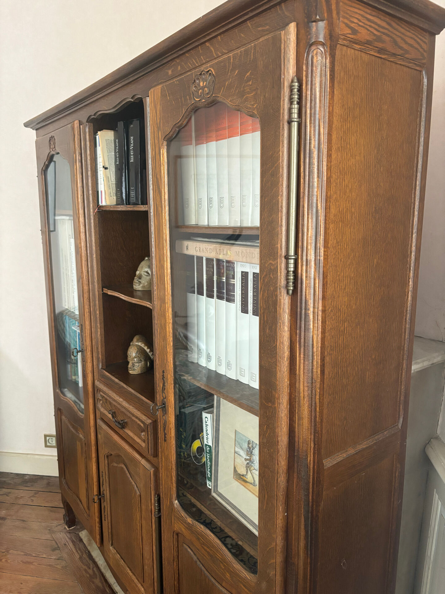 Bibliothèque en chêne