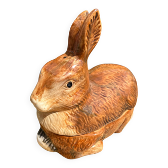 Earthenware Terrine Rabbit Michel Caugant