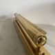 Vintage adjustable matt golden brass wall lamp, CVL, France 1980