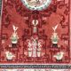 Old Chinese  wool rug 154 x 254 cm