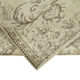 Handmade antique oriental beige carpet 186 cm x 265 cm
