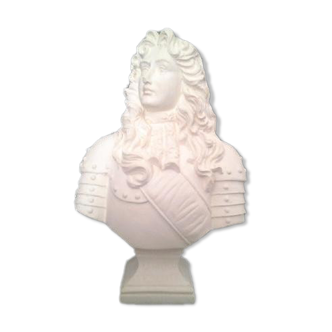 Buste en plâtre de moulage Louis XIV