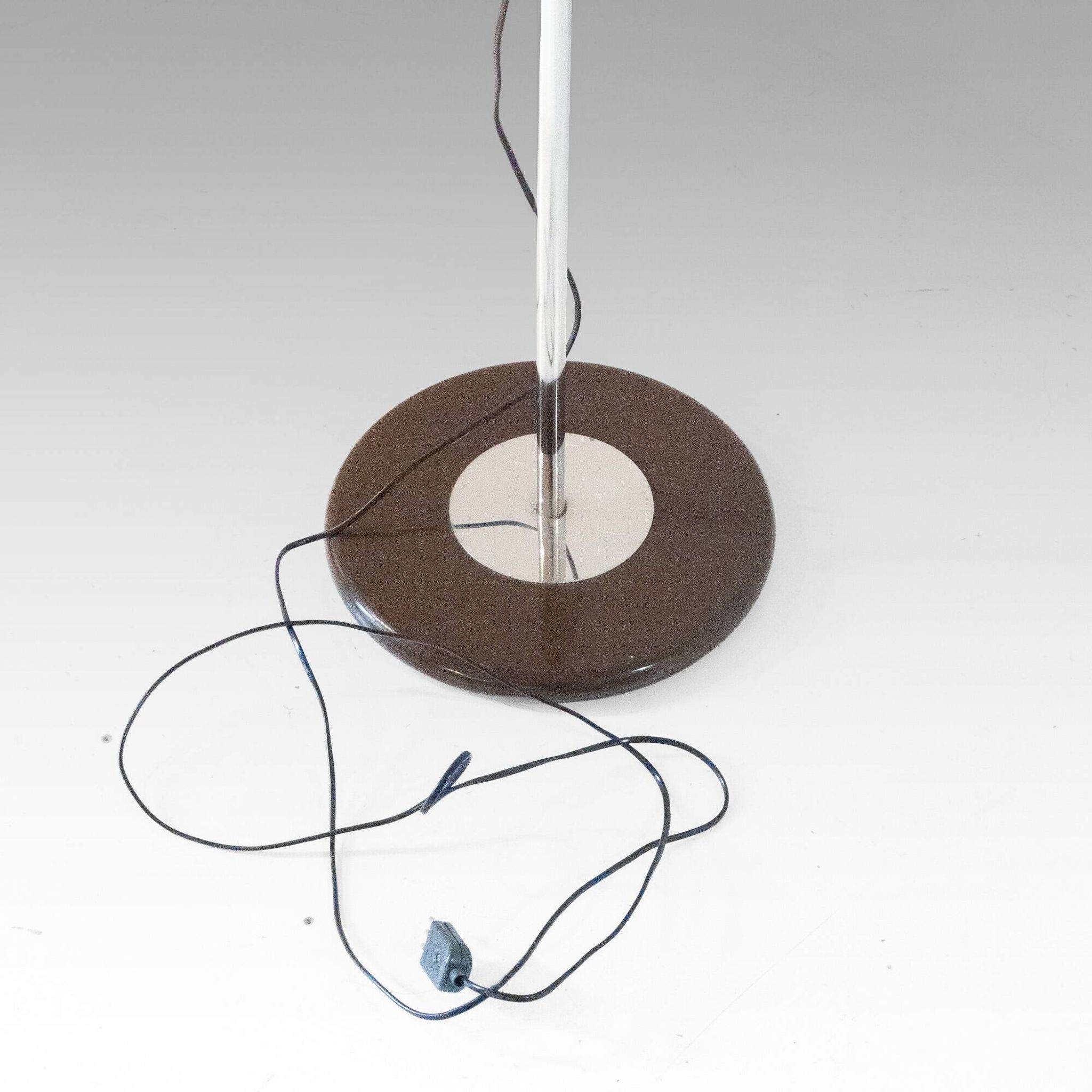 Vintage Floor Lamp, Chromed and Metal Structure, Italy 1960s