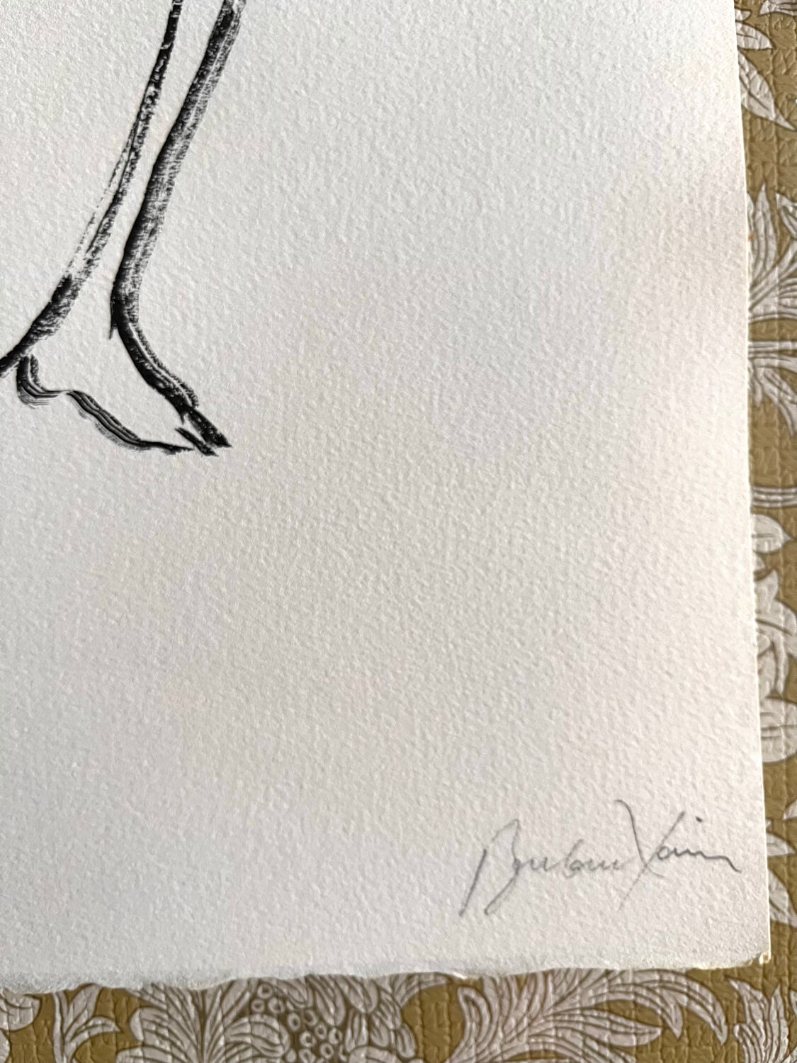 Lithograph by Pierre Boncompain 1990