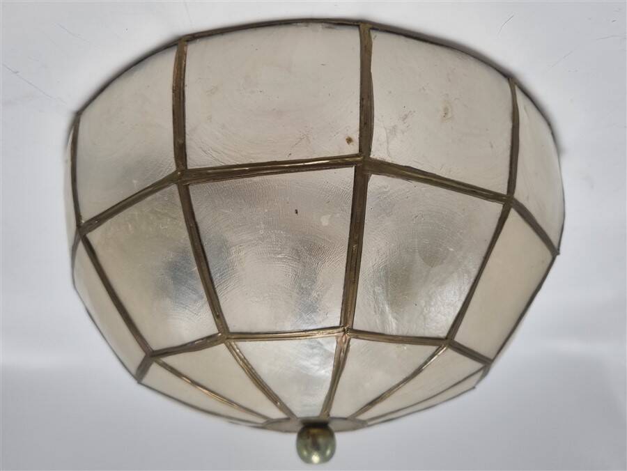 Mother of pearl ceiling light