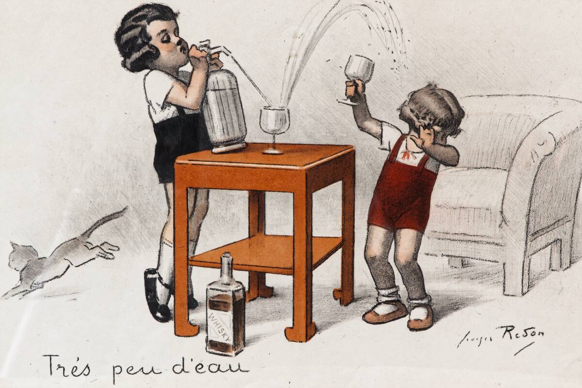 Set of two lithographs by Georges Redon (1869-1943)