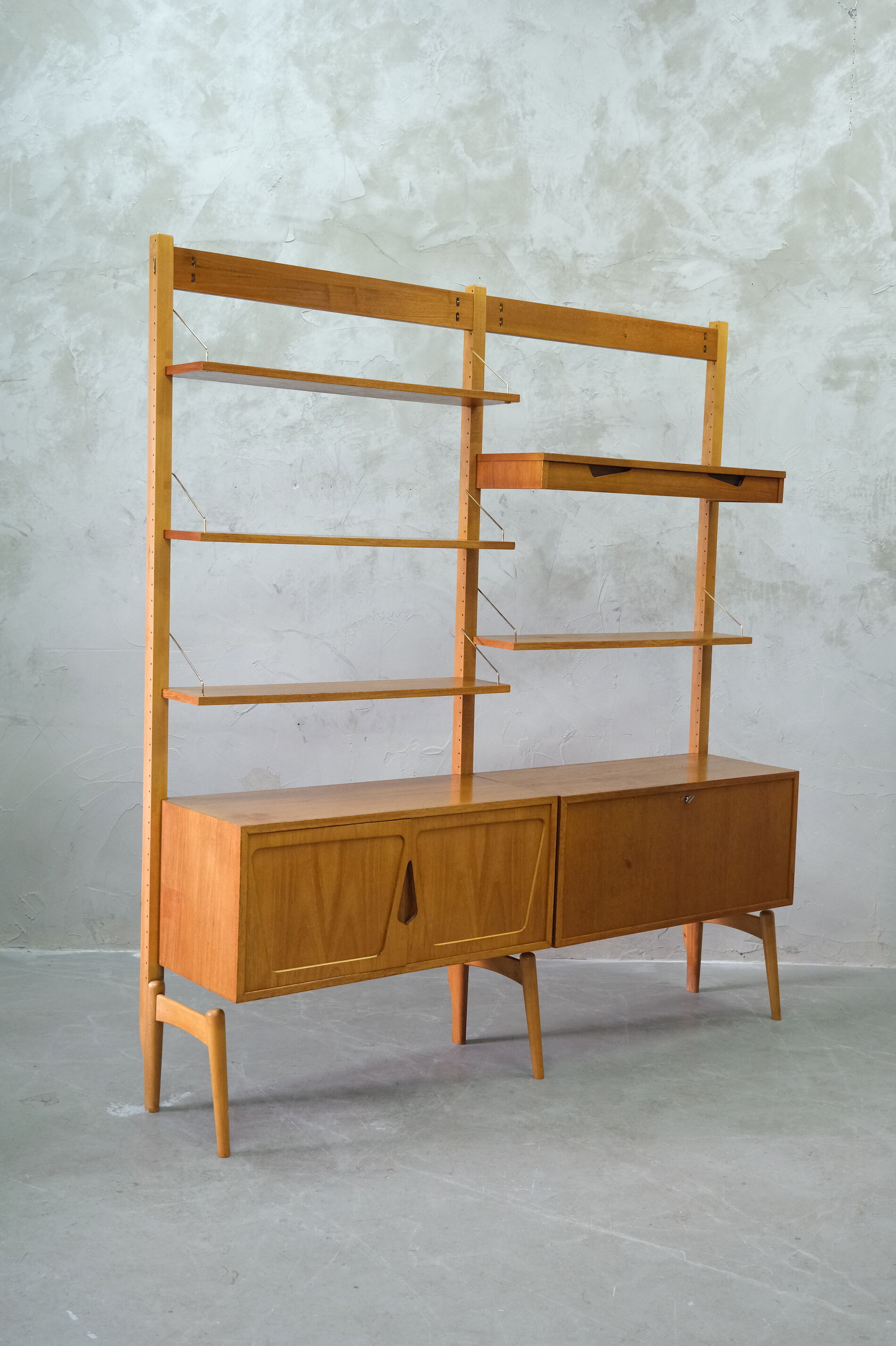 Free standing shelf by Kjell Riise for Rival Brødrene Jåtog, Norway 1960