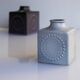 Mid-century Scandinavian modern art pottery vases in ceramic by Göran Andersson for Upsala Ekeby, Sweden, 1970s, set of 2