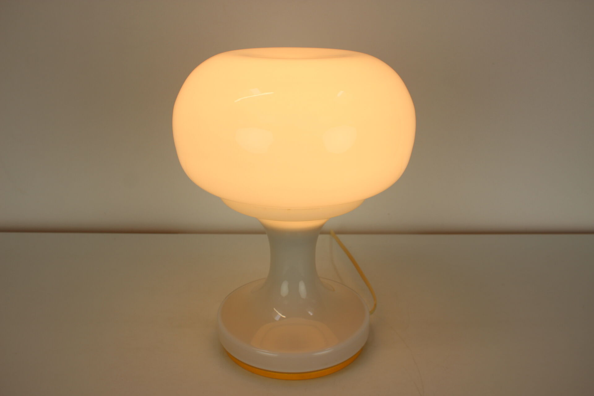 All Glass Table Lamp by Valasske Mezirici, 1970s
