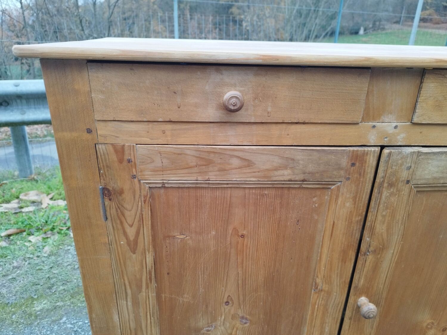 Parisian sideboard in drawer door pine good condition