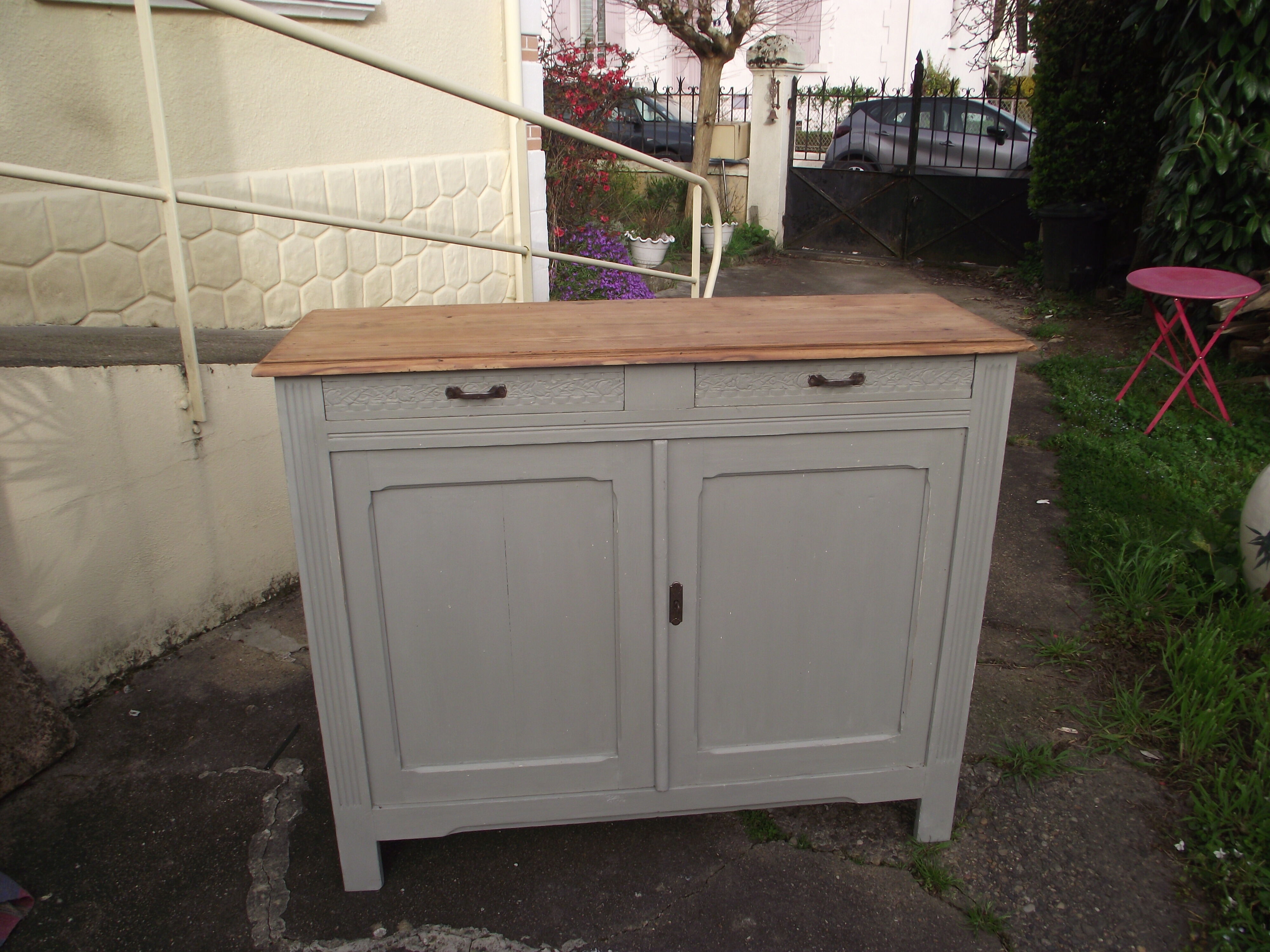 Parisian buffet painted art deco