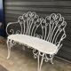 Banquette 2 place en fer forgé années 1960