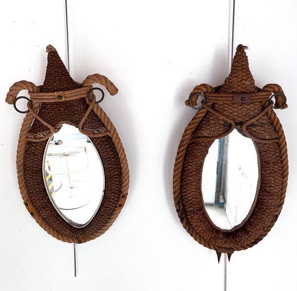 Pair of Audoux Minet Mirrors