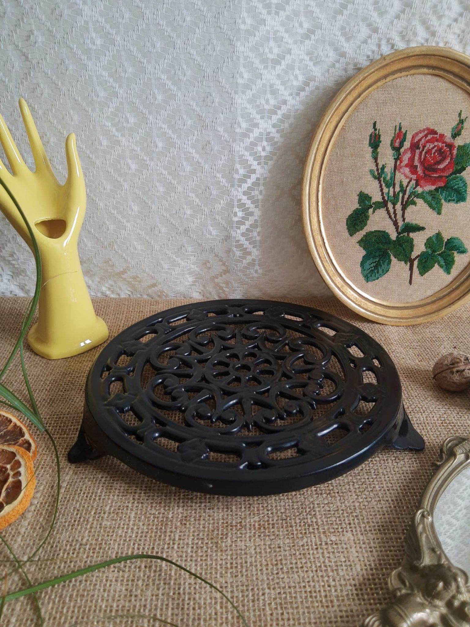 Cast iron underbody Decotec France vintage
