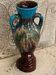 Amphora vase in slurry, glazed ceramic style vallauris vintage