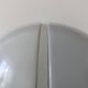 Pair of metal and opal perspex wall lights, Germany 1970