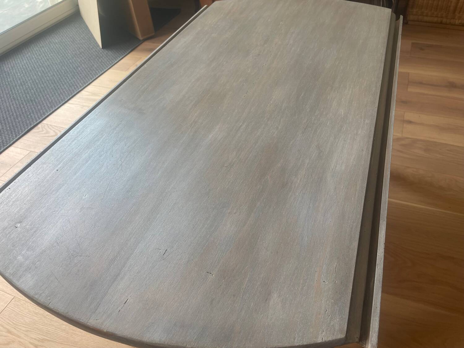 Old round coffee table