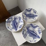 Fish plates x3