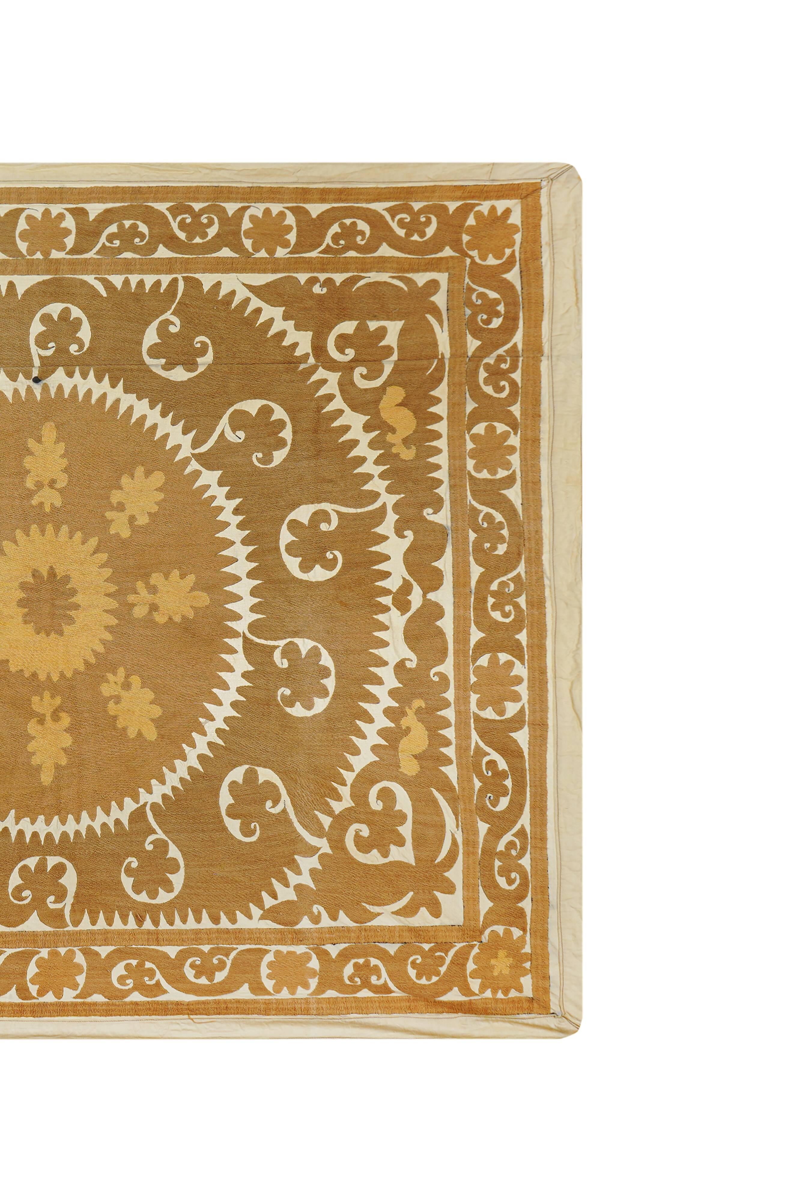 Hand-knotted rug, vintage Turkish rug 113x134 cm