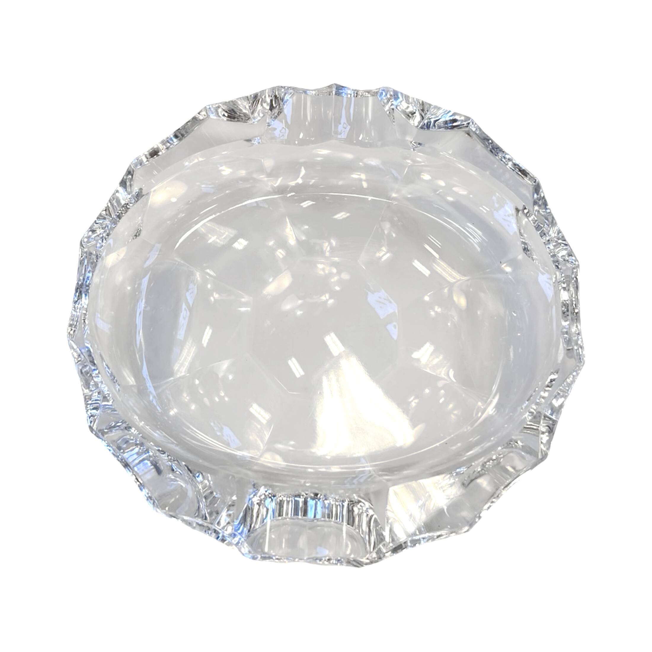 Jablonecke Sklarny crystal ashtray in Desna, Czechoslovakia, 1970s.