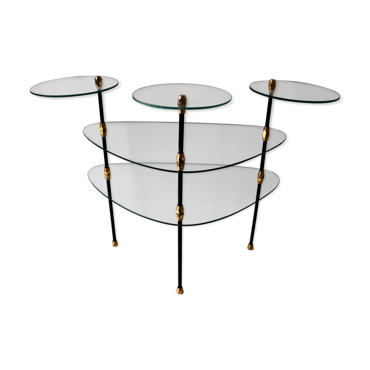 Summer-display, glass, brass, aluminum, 1950/60
