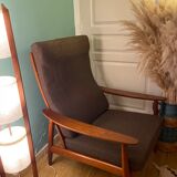 Scandinavian armchair in vintage teak