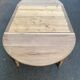 Louis Philippe XVIII century extendable round dining table, renovated, 200cm