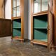 Corner cabinets oak