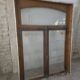 Pair of solid oak windows from the early 20th century.