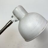 Grey Industrial Workshop Gooseneck Table Lamp, 1960s
