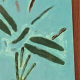 Pond earthenware tile - vintage