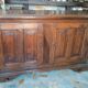 Grand Buffet Antique Du 17ème Siècle En Noyer Du Nord De l'Italie