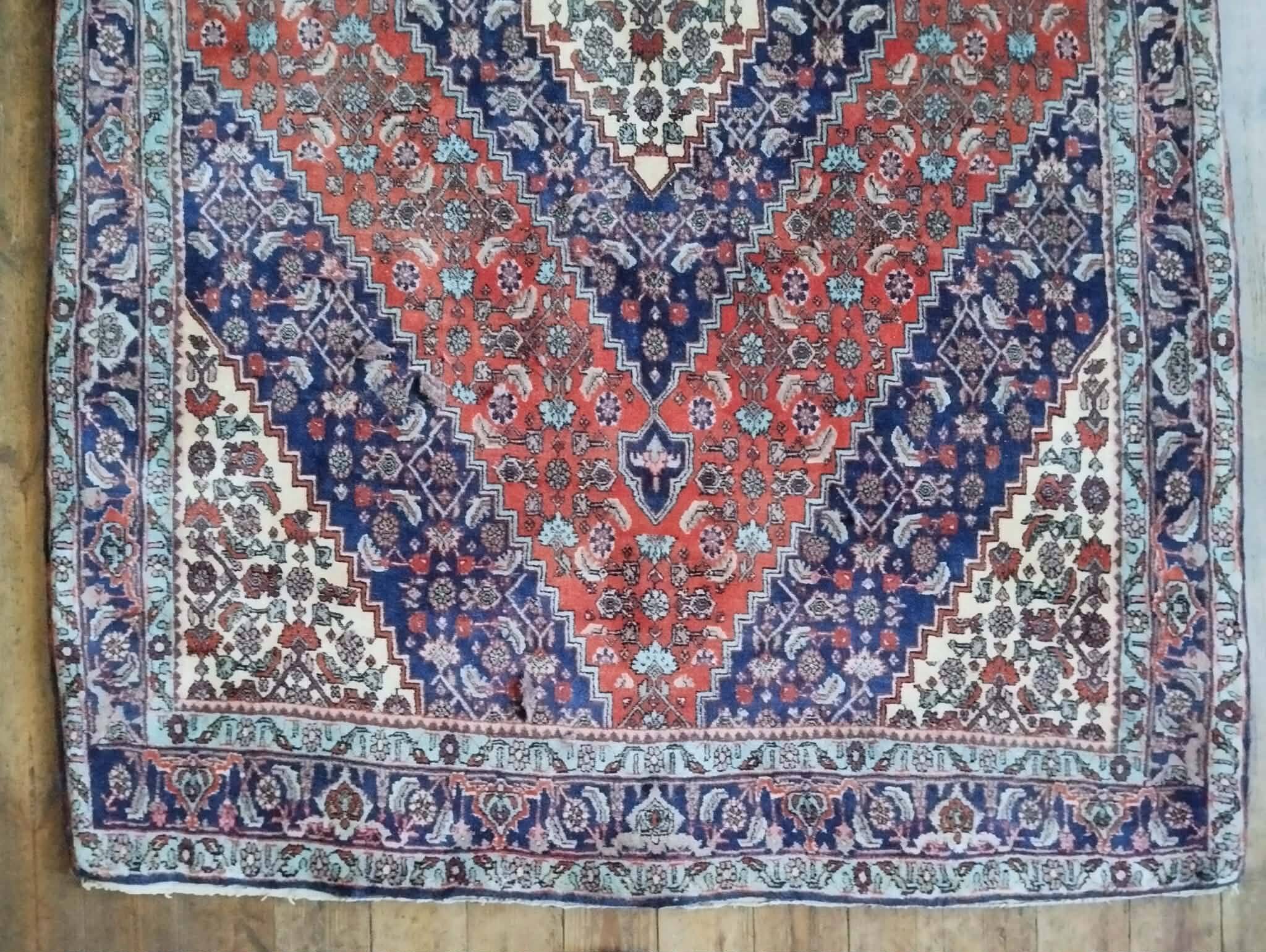 Tapis Persan Bidjar fait main 219x145cm